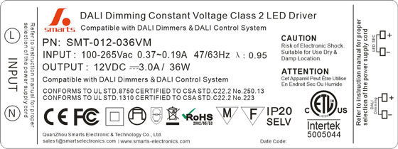 Dali Dimmable LED Driver Transformer