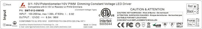 12v ac-dc constant voltage led driver