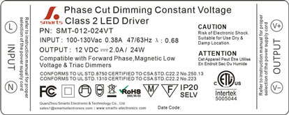 dimming led driver 12v 24w