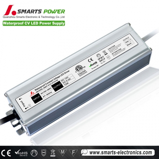 constant voltage led driver,12v led driver,12v 72W led driver