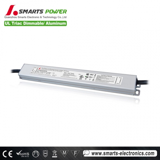 24v 30w constant voltage triac dimmable led driver