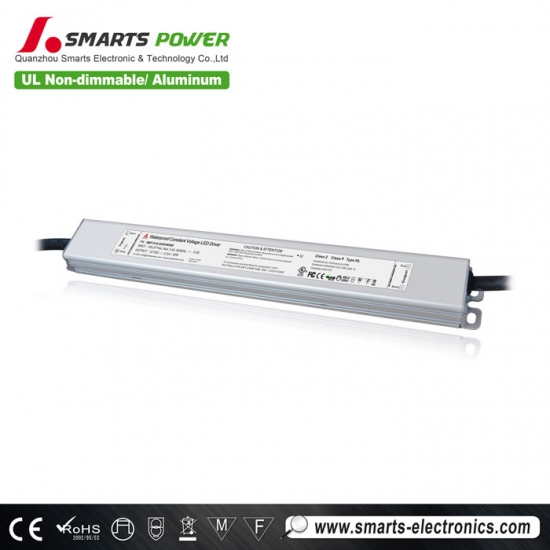 110-277VAC constant voltage slim size non-dimmable led driver