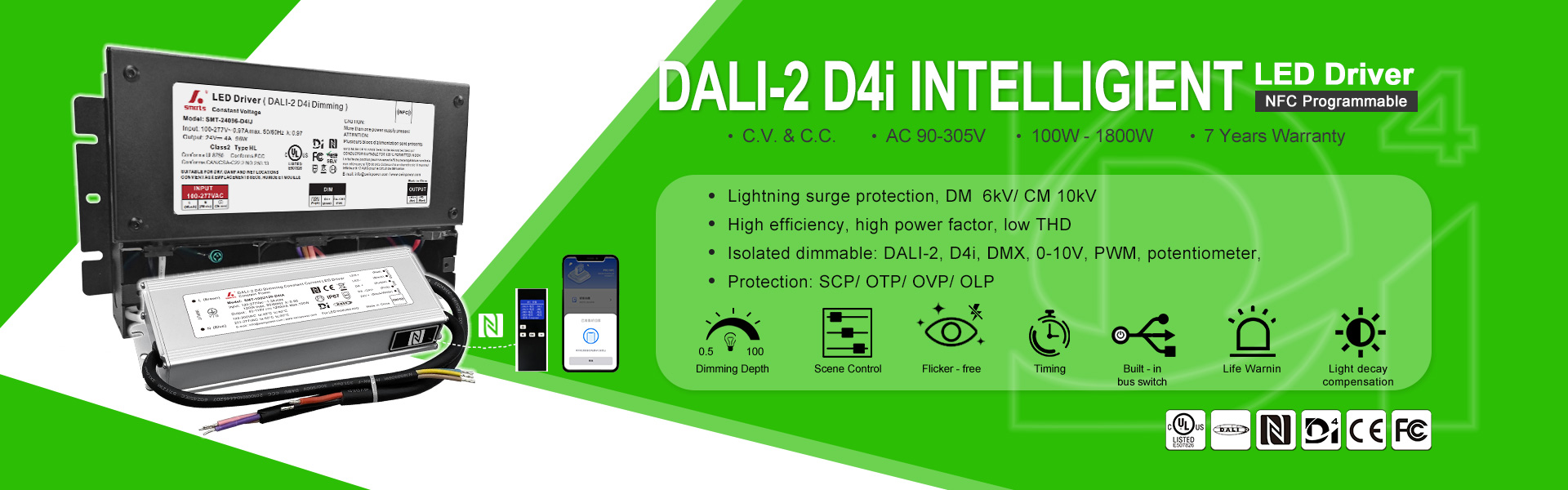 D4i Intelligent Dimmable LED driver