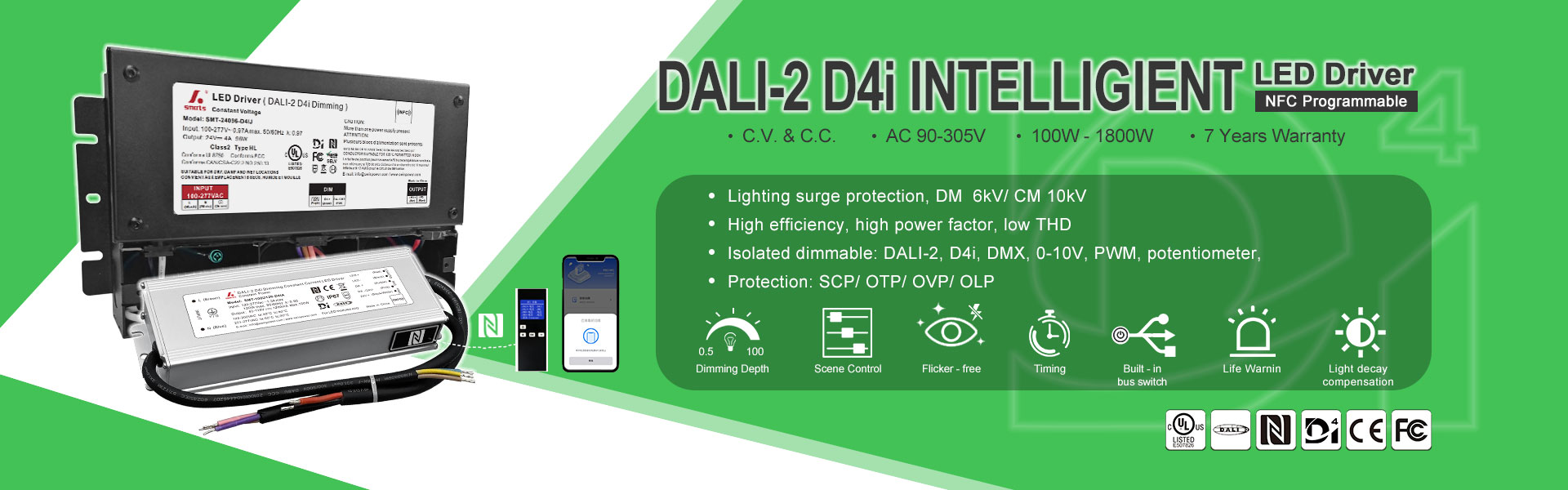 D4i Intelligent Dimmable LED driver