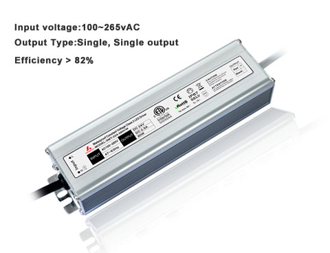 Physical display Waterproof Constant voltage led driver 60W