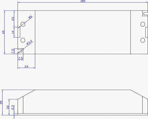 0-10v/pwm constant voltage led driver