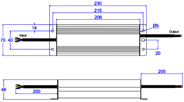 UL 80w led driver