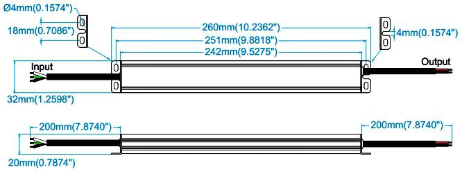 slim led power supply