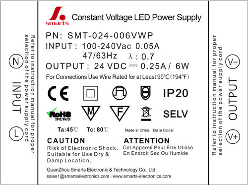 24v 6w led driver