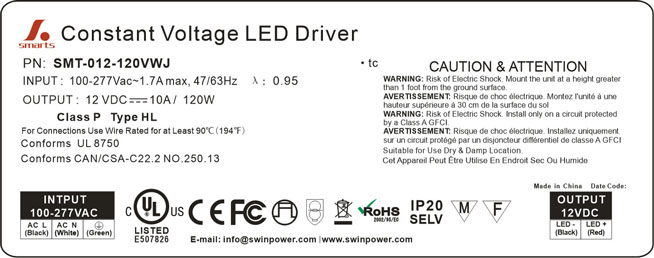 120 watt led driver