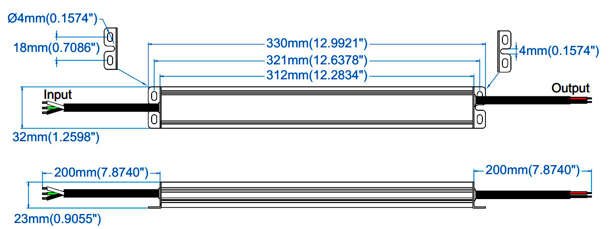 dimmable electronic transformer