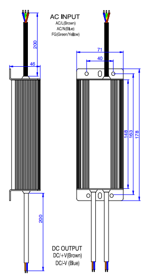 led power supply 100w