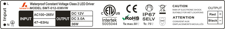 constant voltage class 2 led power supply 