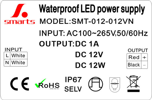 ac dc 10 watt 12 volt 12watt outdoor led driver