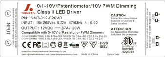 constant voltage 0-10v dimmable led driver