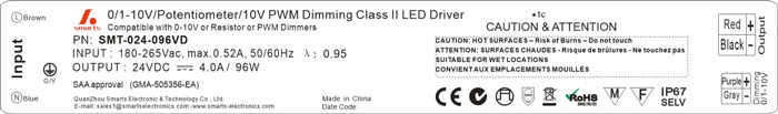 0-10v dimmable led driver