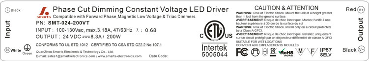 200w dimmable led power supply