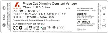 12v 60w LED power supply