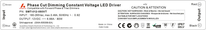 Triac dimmable constant voltage led power supply