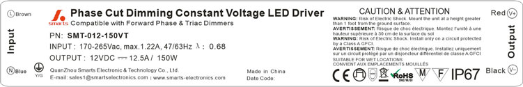 12v transformer 150w