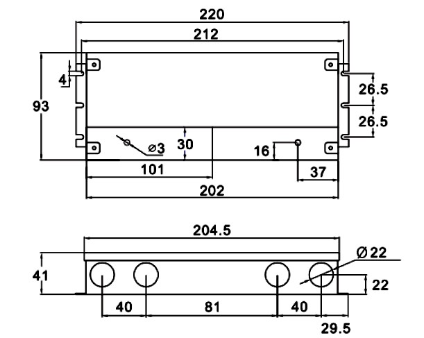 277v led driver input