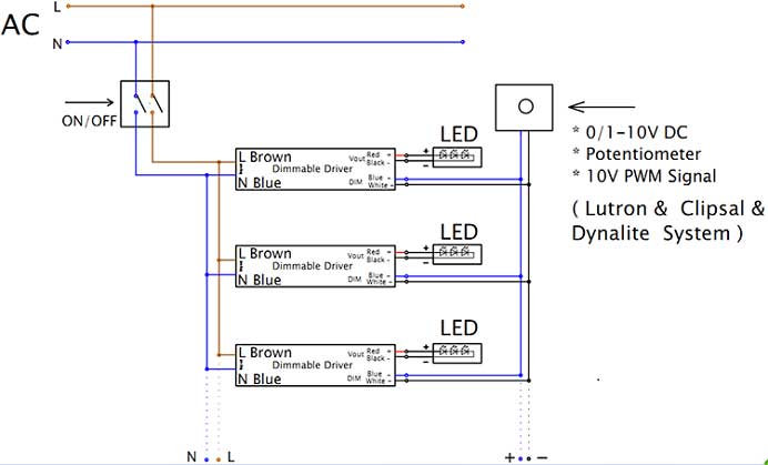 350ma constant current dimmable led driver