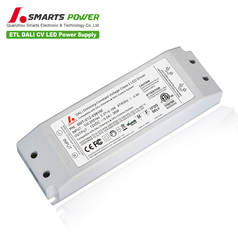 36 watt DALI dimmable led driver