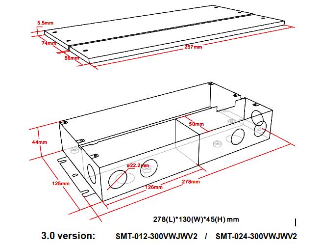 led power supply 300w