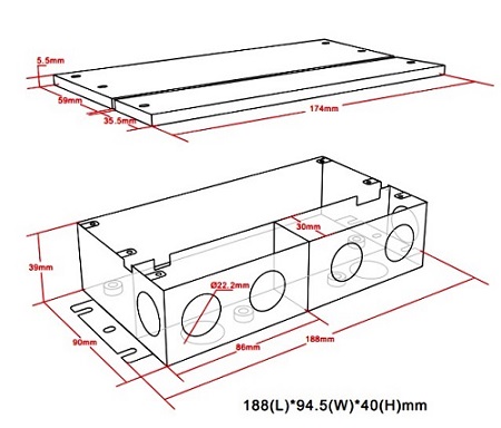 277v power supply 60w led