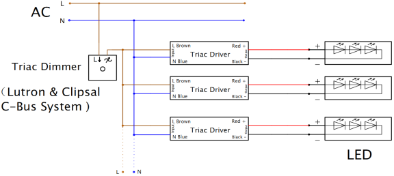 220Vac triac dimmer