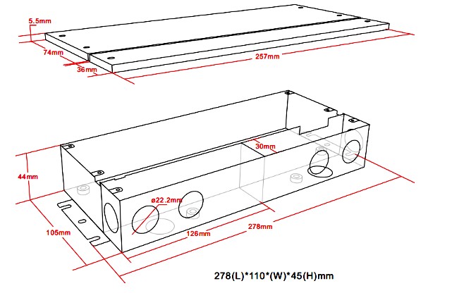 12 volt dc transformer for led lights