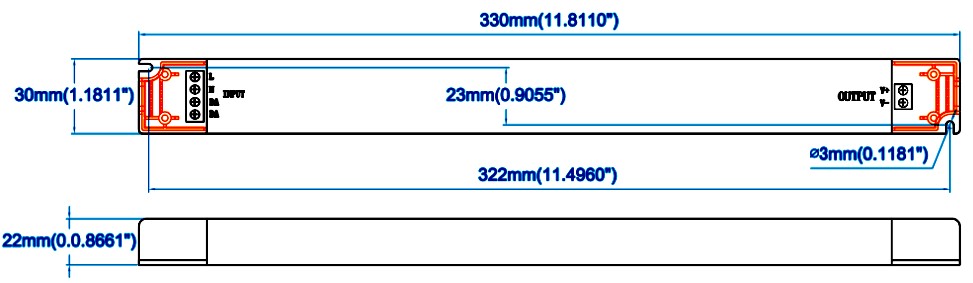 100w dimmable led driver