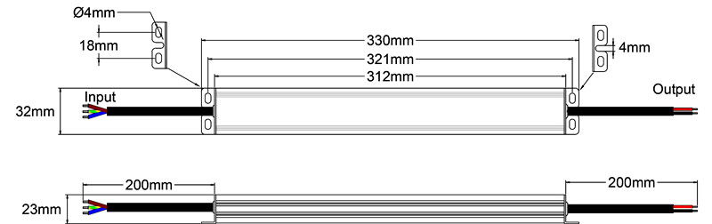 led transformer 100w