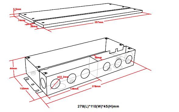 277v led driver input