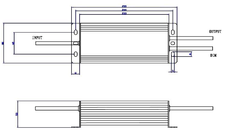 150w dimmable led driver