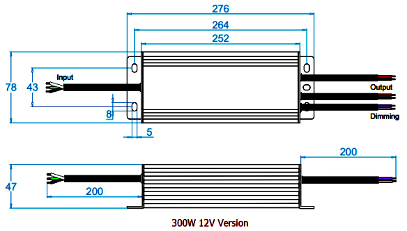 led strip power supply 12v