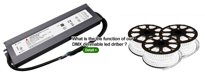 DMX dimmable power supply