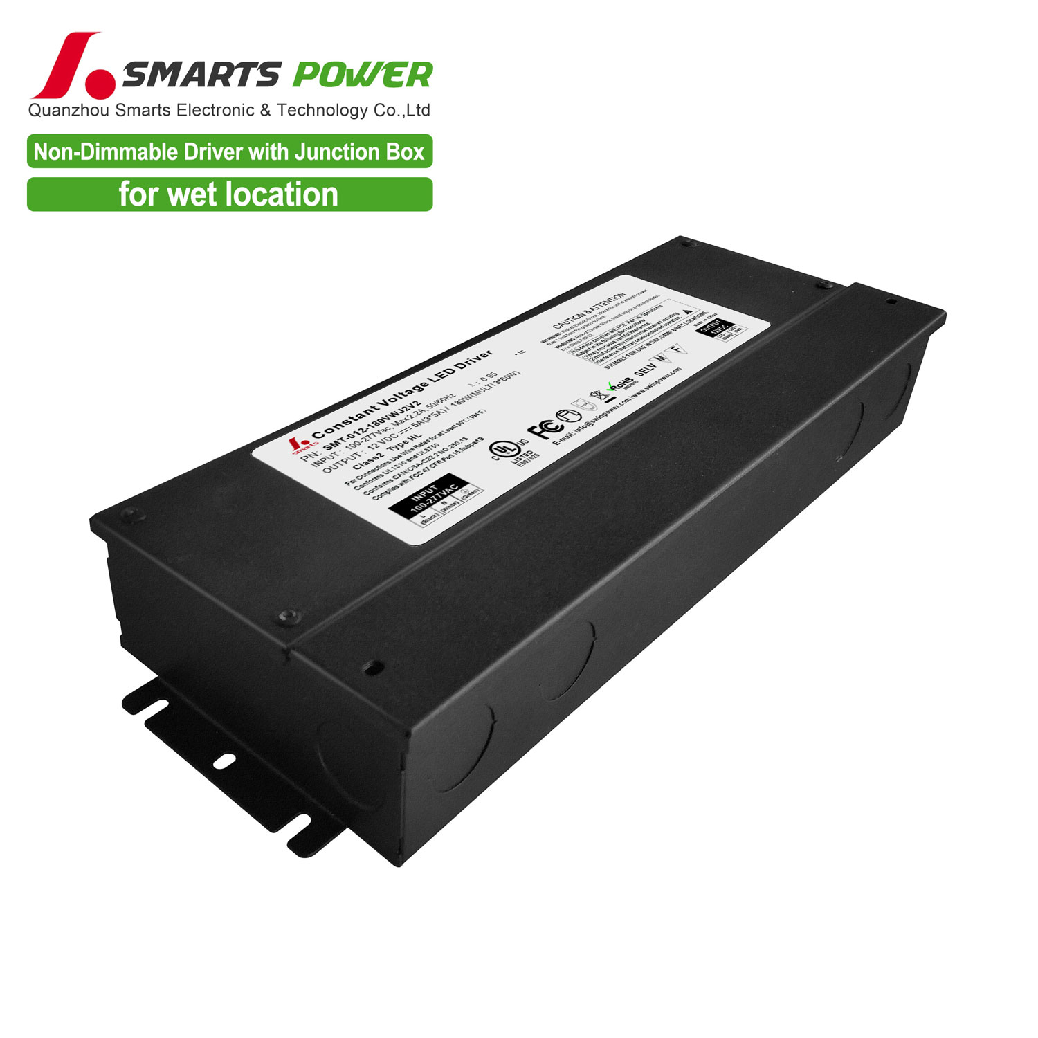 class 2 led driver 180w