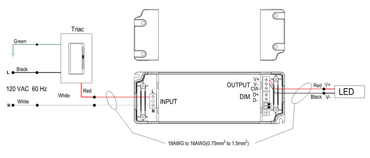 led power supply 12v 60w