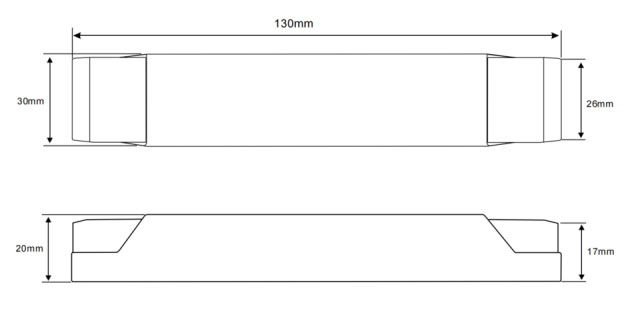 12v 24w 0-10 dimmable led driver