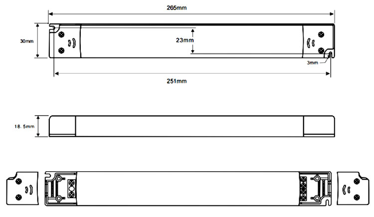Triac 0-10v Dimmable LED light power supply