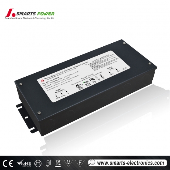 Custom 277 volt ac to 12vdc triac dimmable led light driver match with