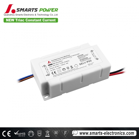 Triac Dimmer Adjustable LED Power Supply 30W 30-60V 500mA; SLD-30-500IL-ES; constant current 