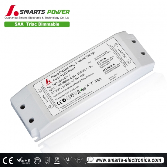 class 2 dimmable triac led driver 12vdc 48w