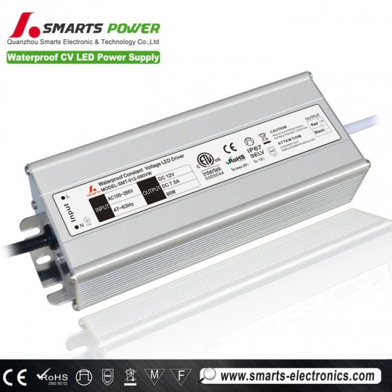 12V 90W Constant voltage LED power supply