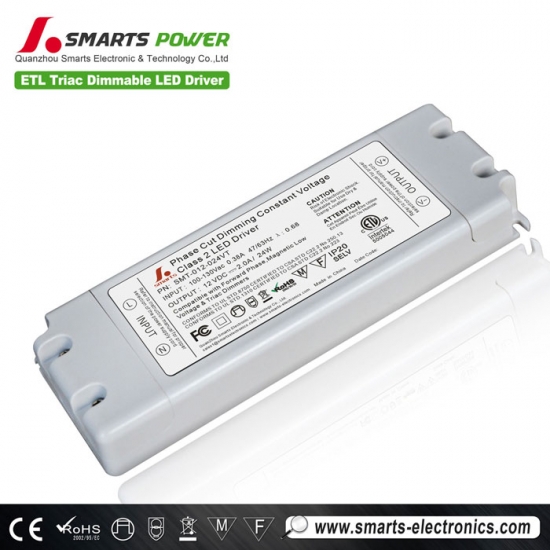 ETL listed Constant Voltage Triac dimmable led driver
