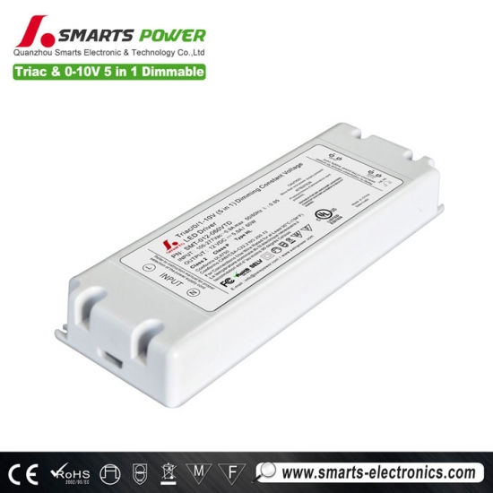 Transformateur LED 12V 0-50W 