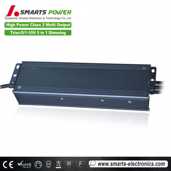 24V 288W CLASS 2 triac+0-10v 5 in 1 dimmable led driver
