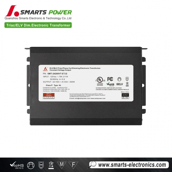 dimmable led driver 24v 200w