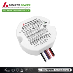 Best Small Loads 10W DMX512 Dimmable Constant Current Round LED Driver